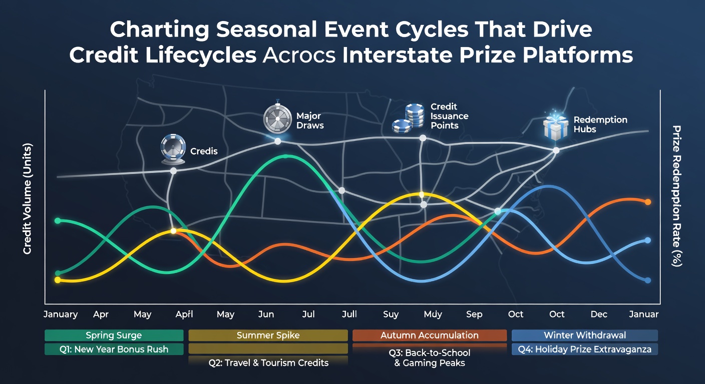 Illustration of credit lifecycle stages during peak seasonal events across state lines