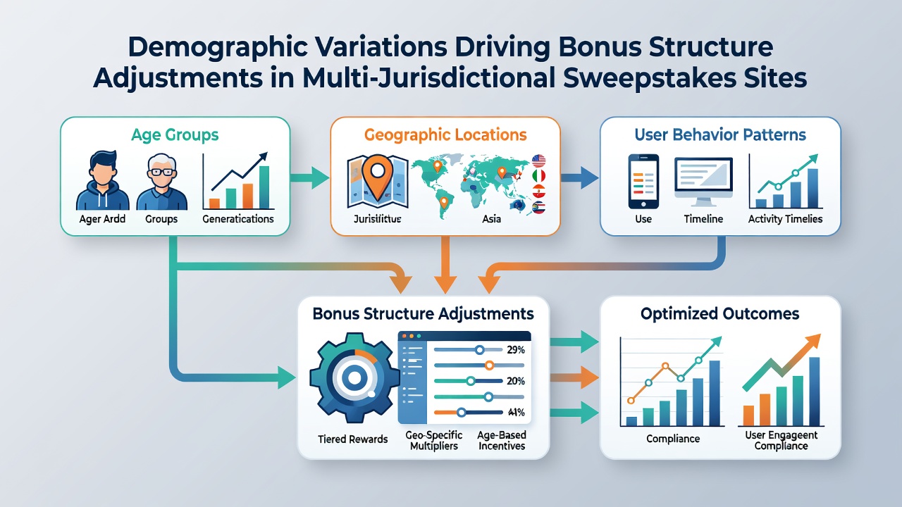 Map overlay illustrating how state-level regulations alter bonus eligibility and redemption limits for sweepstakes participants