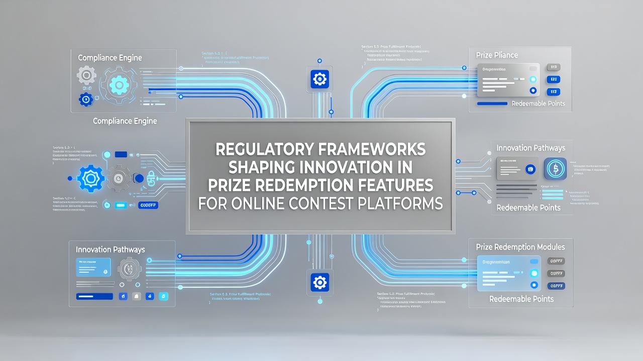 Overview of regulatory influences on digital prize redemption systems in contest platforms
